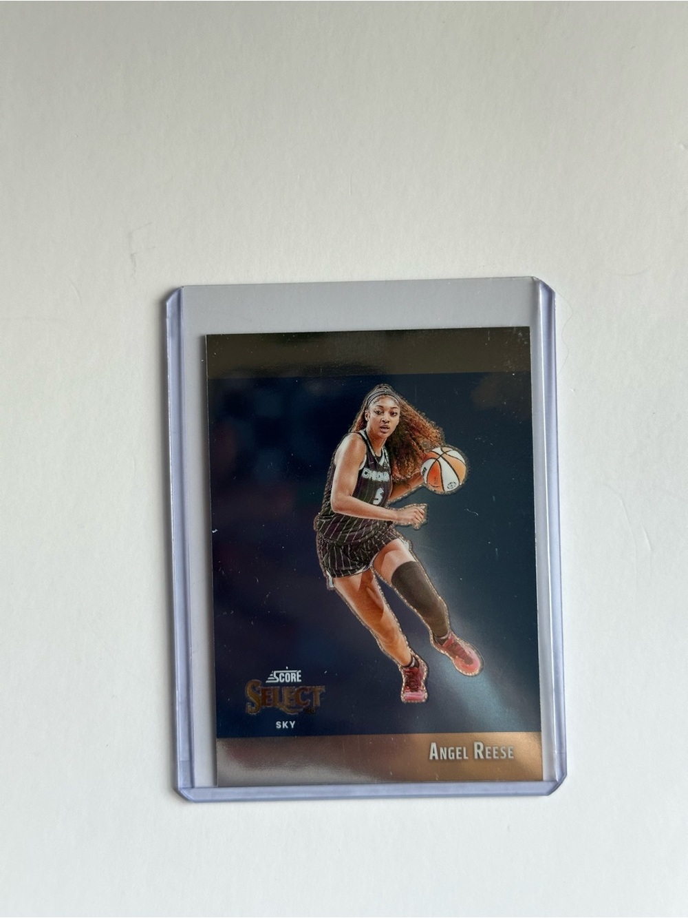 Panini Angel Reese Trading Card - Black/Gold